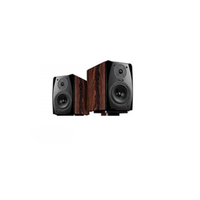 Bibliothèque, salon, TV, audio, maison 2.0 haut-parleur passif haute fidélité, moniteur de bureau, boîte en bois de fièvre