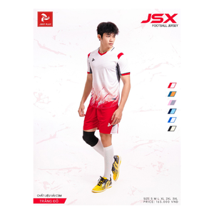 Camisetas de fútbol personalizadas más vendidas, tela ecológica directa de fábrica con etiquetas personalizadas, conjunto de estilo Just Play de colores - Product Image 1