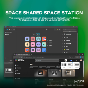 H1 8 cổng Type-C Dock với màn hình LCD cảm ứng | dòng Dock Chế Độ + chế độ hình nền | 4k, 100W PD, USB Hub, RJ45, SD/TF Đầu Đọc Thẻ - Product Image 5