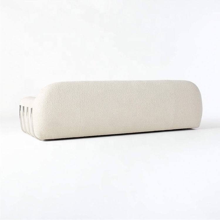 Modern indoor furniture popular customize hotel home flannel couch lving room sofa