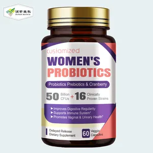 प्रोबायोटिक्स कैप्सूल महिलाओं Prebiotics पाचन एंजाइमों समर्थन के साथ