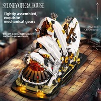 JQ1125 Modèle de la Mégaphone de Sydney en plastique ABS, jouet de construction, puzzle, cadeau pour les 14 ans et plus, JOUETS