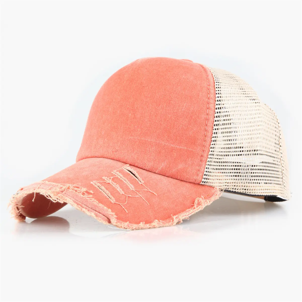 ربيع جديد قبعة تغسل الإناث القديمة حافة مكسورة في الهواء الطلق ظلة لوحة ضوء بلون واحد تنفس الرجال