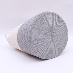 Corda di cotone di Stoccaggio Cesti di Stoccaggio con Maniglie morbido resistente Cestini di Lavanderia Nursery Ostacolare Organizzatore per i bambini - Product Image 4