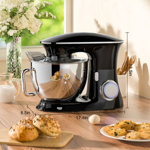Electrodomésticos de Cocina: Batidora Amasadora Planetaria Eléctrica de Pedestal para Panadería, 6.5L, 7L, 8L - Product Image 6