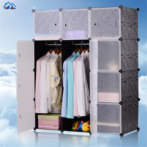Hộp Đựng Đồ Tủ Quần Áo Bằng Nhựa 6 + 1 Hình Khối Tủ Quần Áo Di Động - Product Image 4