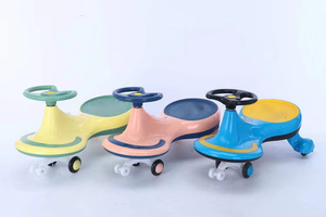 Voiture à bascule électrique jaune pour bébé, vélo pour tout-petit, combinaison durable en plastique et métal - Product Image 6