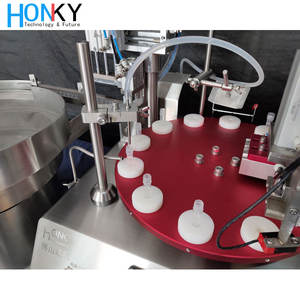 Machine automatique de capsulage de remplissage de tubes de kit de test de bureau pour l'industrie chimique de réactif biologique avec remplissage de pompe en céramique - Product Image 3