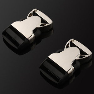 Hebilla de Liberación Lateral de Aleación de Aluminio Plateada, Accesorios Duraderos para Bolsos - Product Image 2