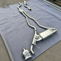 Système d'échappement Catback Valvetronic en acier inoxydable poli miroir de 1,5 mm d'épaisseur pour BMW X3 X4 M40i G01/G02, collecteur et silencieux