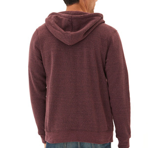 Sweat à capuche zippé pour homme, taille adulte, personnalisé, en tissu polaire respirant, fabrication de vêtements décontractés solides, chaud pour l'hiver - Product Image 2