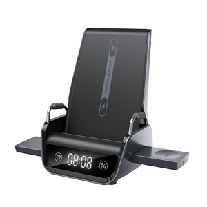 Nuevo Producto en Dropshipping: Soporte Magnético <span class=keywords><strong>para</strong></span> Teléfono Inteligente con Cargador Inalámbrico 4 en 1 de 25W con Pantalla de Reloj de 15W <span class=keywords><strong>para</strong></span> <span class=keywords><strong>iPhone</strong></span> - Product Image 6
