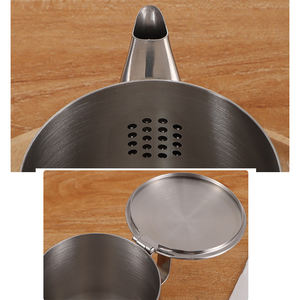 무료 샘플 스테인리스 스틸 찻주전자 커피 드립 푸어오버 핸들 주전자 포트 - Product Image 6