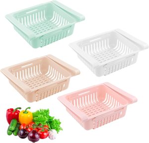 ตะกร้าเก็บของในตู้เย็นแบบยืดหดได้ Diyunte Kitchen กล่องเก็บอาหาร - Product Image 1