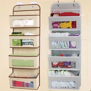 Organisateur mural de rangement de haute qualité, nouveau design, à suspendre sur la porte, avec poche transparente - Product Image 2