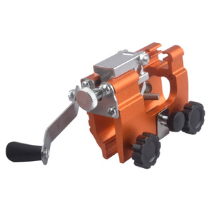 Genesis Chain <b>Grinder</b> For Chainsaw Manual Alloy <b>Small</b> Gold Hand Crank DIY Tool - Product Image 1