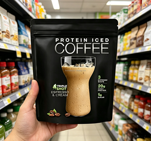 Poudre de café protéiné glacé 20g de protéines par portion Santé Détox par WONFATEA - Product Image 4