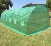 Serre tunnel robuste à conception extra large avec 12 fenêtres de ventilation – Kit complet de serre agricole en gros