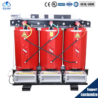 Transformateur toroïdal sec triphasé 10 kV 50 kVA pour système de distribution, sortie 400 V, bobinage en cuivre, refroidissement par air, faible coût