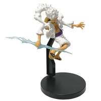 Figura de Acción de Monkey D. Luffy en PVC, Estilo Japonés DXF, Nika en Pose de Golpe, Decoración de Escritorio de Anime, Juguete Coleccionable