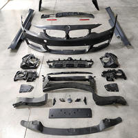 Bodykit Konversi MT Baru dengan Bumper Depan/Belakang & Side Skirt Plastik PP untuk Seri 4 F32 F33 F36 2013-2020