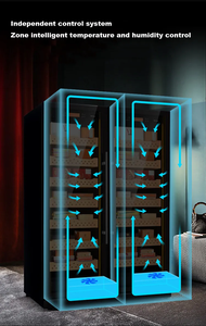 Humidor para Cigarros de Gran Capacidad con Doble Puerta y Estantes de Cedro Español para 3800 Cigarros, Modelo Ne-174 - Product Image 4