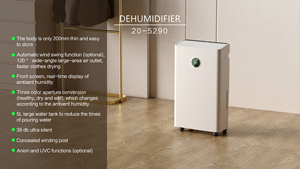 Deshumidificador de Aire Portátil Súper Silencioso para el Hogar, con Capacidad de 16L/día, 20L/día, 25L/día, con WIFI, para Secar Ropa - Product Image 2