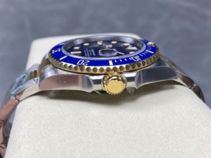 Reloj Mecánico Impermeable de Súper Calidad, 41 mm, Fábrica THB, Acero 904L, Movimiento ETA 3235, 126613, Dorado, Azul, Cerámico, de Buceo - Product Image 4