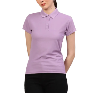 T-shirt décontracté pour femme, color block, respirant, en mélange polyester/coton premium, uni, à manches courtes, sans couture - Product Image 5