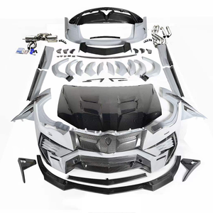 Pour <span class=keywords><strong>Lamborghini</strong></span> <span class=keywords><strong>Urus</strong></span> 2018-2021 mise à niveau <span class=keywords><strong>Mansory</strong></span> kit modèle bodykit comprend jupes latérales de pare-chocs de voiture avant et arrière génération 1th - Product Image 2