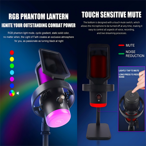 Tarjeta de sonido integrada profesional Computadora Ancla móvil Grabación de TIKTOK en vivo Micrófono de condensador dedicado para cantar y jugar - Product Image 5