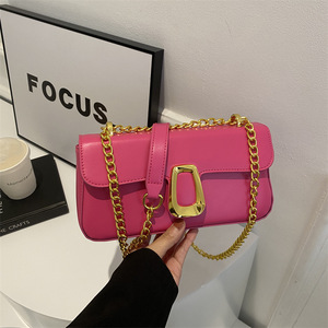 Sacs à main de luxe unisexes <span class=keywords><strong>Looen</strong></span>, capacité 2-2,9 L, vente en gros, sacs à bandoulière en PU avec fermeture éclair et chaîne - Product Image 3