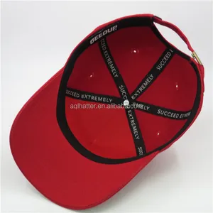 Wholesale Caps Manufacturers ODM 3d Puff Raised Embroidery Red Cotton 5 Panel Baseball Cap 9forty A Frame Cap K Frame Hat