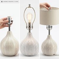 Lampe de table en céramique sans fil rechargeable de 13 pouces, style côtier, avec télécommande, lumière RGB blanc chaud, minuterie, variateur d'intensité, fonctionne sur batterie