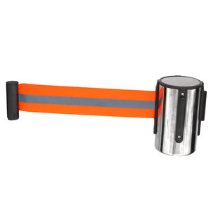 Từ Wall Mount Có Thể Thu Vào Đường Bộ Hàng Rào An Toàn 5M Màu Đỏ Và Trắng <span class=keywords><strong>Caution</strong></span> Belt - Product Image 3
