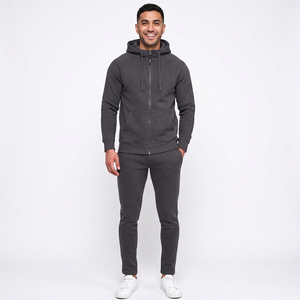 Nuevo Diseño Unisex, Ropa Deportiva Cortavientos, Conjunto Deportivo, Sudadera con Capucha Ajustable, Pantalones Deportivos, Conjuntos de Jogger, 100% Algodón 2 - Product Image 1
