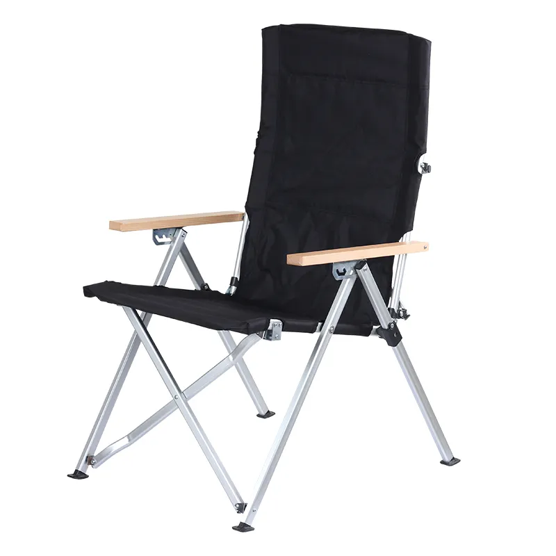 Fábrica Oem Outdoor Heavy Duty Lounge Praia Lawn Canvas Reclinado Relaxar Cadeira de Assentos Dobráveis Para Camping