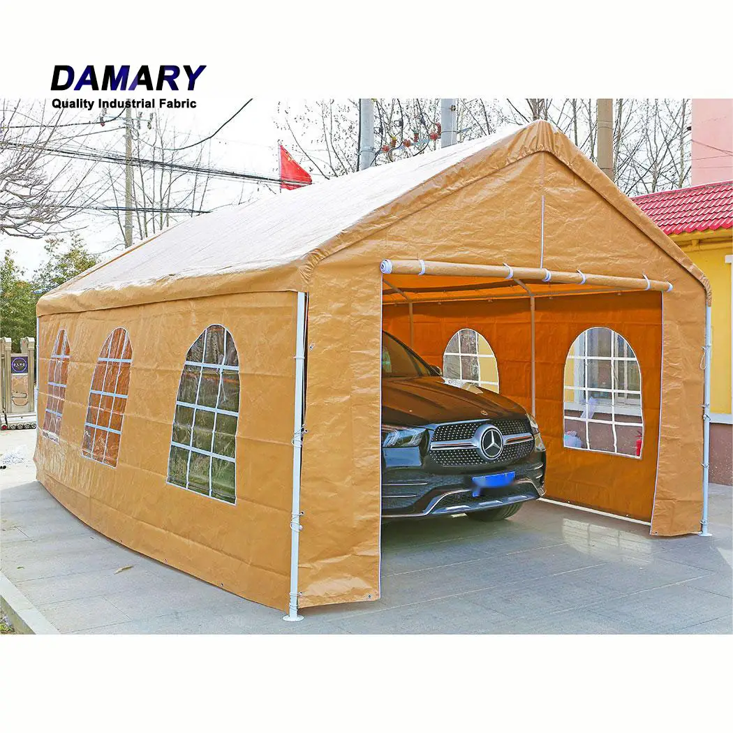 पोर्टेबल कार पोर्ट गेराज तम्बू मंडम 10x20 धातु पोर्टेबल तह foldable गेराज कार पार्किंग के लिए carport