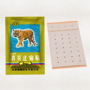 Tiger Healthcare Vietnam Products/Capsicum Rheumatism Plaster/Chinese Herbal Pain Relief Patch for Back Pain Symptom