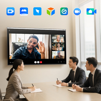 Pantalla Comercial Amdox de 55 Pulgadas, MOQ Bajo, Pantalla LCD para Sala de Reuniones de Oficina, Señalización Digital UHD, Monitor Android 4K, Video Wall de Animación