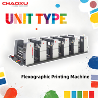 Machine d'impression flexographique à unité servo complète, imprimante flexo pour l'impression de sacs en papier et de boîtes en papier
