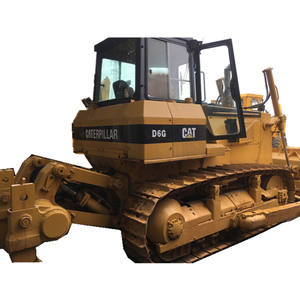 Topadora de cadenas CAT D6G usada original de Japón con rendimiento estable, capacidad de apisonamiento de 8.6m, potencia de 90HP, 15000KG para construcción - Product Image 1