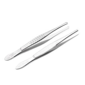Pinzas Médicas <span class=keywords><strong>para</strong></span> Pestañas de Acero Inoxidable con Punta Redonda/Cuadrada de 7.5cm/7.8cm/9cm <span class=keywords><strong>para</strong></span> Uso Hospitalario y en Escuelas de Medicina - Product Image 2