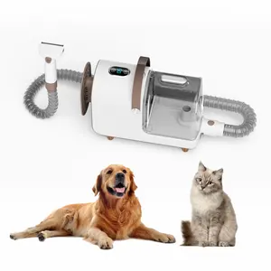Portable Electric Pet Grooming Hair Care 10Kpa Suction Pet Vacuum Cleaner