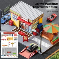 Cadeaux pour garçons et filles, modèles de scènes réalistes pour enfants, série amusante de jouets à assembler sur le thème des rues de la ville pour la maternelle