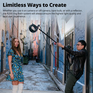 <span class=keywords><strong>Godox</strong></span> R200 200W LED Ring Light Speedlite Flash Head pour Sony Canon Nikon Fuji Olympus Camera <span class=keywords><strong>Godox</strong></span> <span class=keywords><strong>AD200</strong></span> AD200Pro Flash - Product Image 6