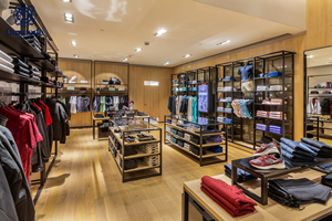 Estantería <span class=keywords><strong>de</strong></span> Exhibición Resistente para Comercios, Estantes <span class=keywords><strong>de</strong></span> Pared, Soporte <span class=keywords><strong>de</strong></span> Isla, Juego Completo Personalizado Ecológico para Tiendas <span class=keywords><strong>de</strong></span> Ropa y Accesorios (Reciclable) - Product Image 3