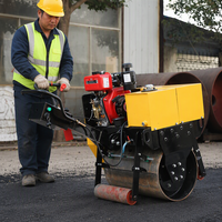 Compacteur vibrant portatif mini à prix d'usine pour la réparation routière et la construction de terrains
