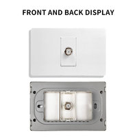 Interrupteurs et prises murales F6E-118 IP44 avec ports USB 10A/220-250V pour usage domestique et commercial Fabrication d'interrupteurs muraux