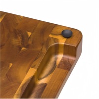 Planches à découper en bois d'acacia best-seller Planches à découper de cuisine en bois massif Grande planche à découper épaissie avec ventouse